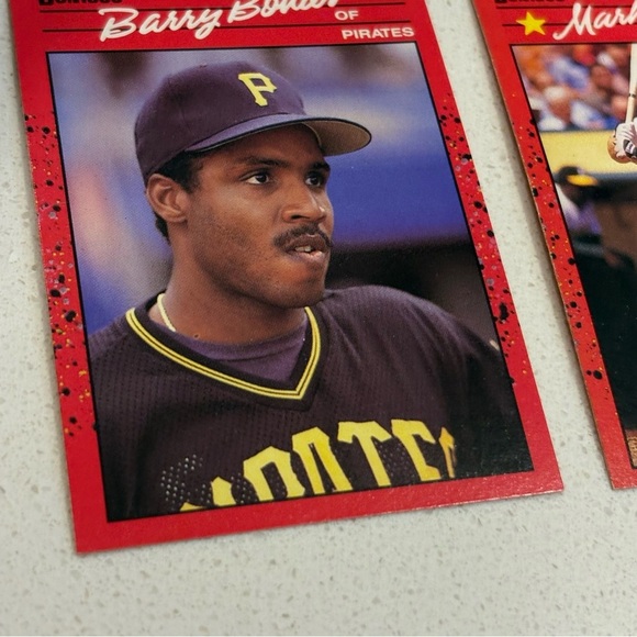 Donruss 90 Barry Bonds and Mark McGwire Baseball Cards - Picture 15 of 15